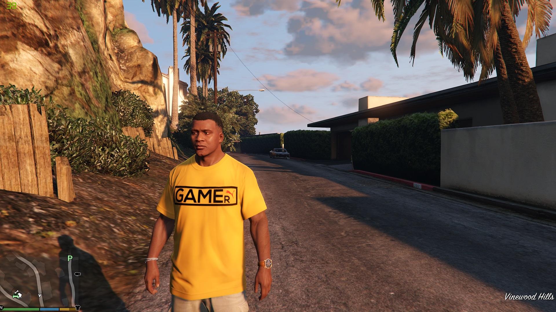 Puma GAMER T Shirt Mod GTA5 Mods